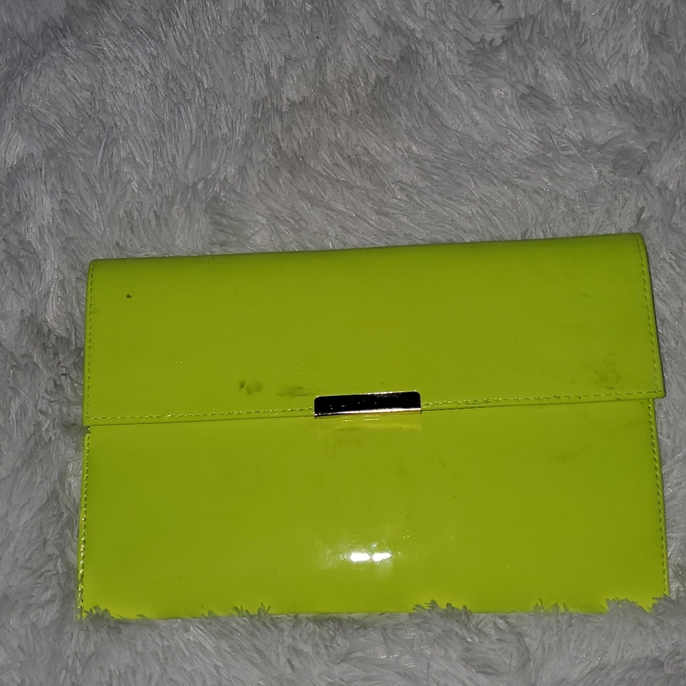 Neon Yellow Clutch